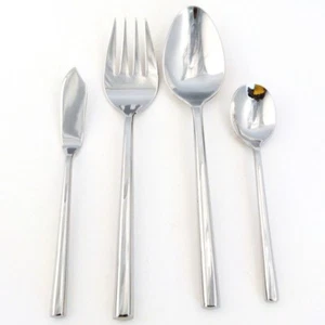 OCTO II by Splendide/David Shaw 4 Piece Serving Set NEW NEVER USED Korea 18/8 - Picture 1 of 22