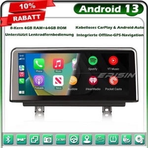 10.25" 8-Kern Android 13 Autoradio DAB+ Navi für BMW 3er F30 F31 F34 4er F32 F33 - Bild 1 von 24