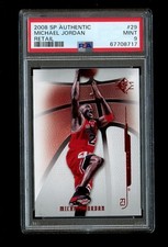 2008-09 Upper Deck SP Authentic Michael Jordan Retail #29 HOF PSA 9 Mint