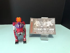 Transformers Hasbro Action Figure Alpha Trion & Aubot Sovereign Titans Return - Foto 1 di 13