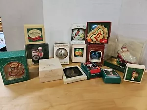 Christmas Holiday Ornaments Assorted Lot Of 14 - Picture 1 of 17