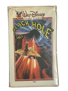 ** VINTAGE RARE 1979 WALT DISNEY - THE BLACK HOLE VHS  CLAMSHELL - Picture 1 of 3