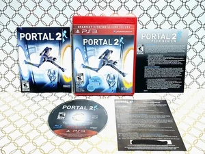 Portal 2 (Sony Playstation 3, PS3) CIB Complete NM Disc Greatest Hits - TESTED - Picture 1 of 10