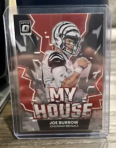 Joe Burrow 2022 Panini Donruss Optic My House RARE SP Bengals MH-12 PANINI - Picture 1 of 2
