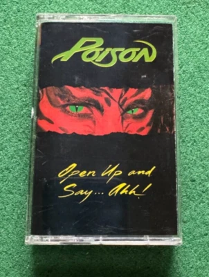 Poison - Open Up And Say... Ahh! - 80s Rock  Cassette Tape (80s Glam Hair Metal) - Image 1 of 2