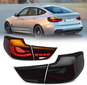 Pair Smoked LED Tail Light Assembly For BMW 3 Series GT F34 2013-2019 Rear Lamps - Picture 1 of 9