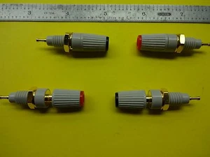 GOLD PLATED  BINDING POST SET FITS PHASE LINEAR  OTHERS - Picture 1 of 3