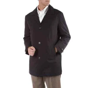 Calvin Klein Men Black Solid Melliot Single Breasted All Weather Size 40R  NWT - Picture 1 of 10