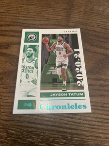 2020-21 Panini Chronicles Basketball  Chronicles Teal Jayson Tatum Celtics