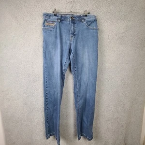 Prana Jeans Herren 34x32,5 Blau Medium Wash Straight Leg Atmen Outdoor Freizeit - Bild 1 von 8