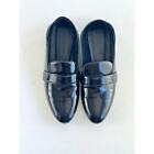 Alumnae Black Patent Leather Convertible Mules flats Loafers 37