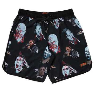 Romero's Dawn of the Dead MIDDLE OF BEYOND HYBRID SHORTS 2XL LOUNGE Zombie NEW - Picture 1 of 4