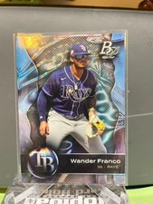 2023 Bowman Platinum WANDER FRANCO Tampa Bay Rays ICE FOIL Parallel