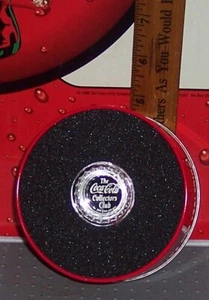 THE COCA COLA COLLECTORS CLUB COLLECTIBLE SILVER BOTTLE CAP - Picture 1 of 10