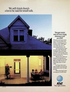 VINTAGE 1980s Print Ad ~ AT&T ~ You Get More Out of Every Long Distance Call... - Picture 1 of 1