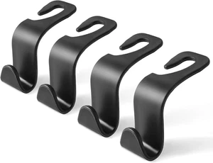Car Seat Headrest Hook, Auto Seat Hook Hangers Storage Organizer Interior Access - Picture 1 of 12