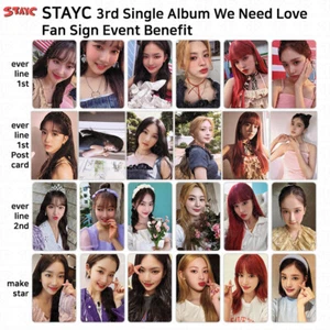 StayC 3. Einzelalbum We Need Love Everline MakeStar Fansign Fotokarte Postkarte - Bild 1 von 60