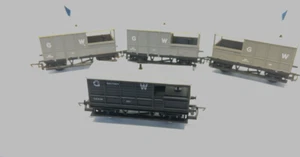Hornby GW Brake Vans x 4 . Good used cond. OO Scale. - Picture 1 of 18