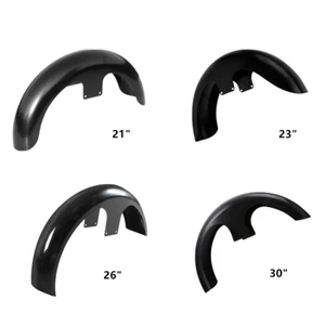 21'' 23'' 26'' 30'' Wheel Wrap Front Fender For Harley Electra Glide Baggers US - Picture 1 of 24
