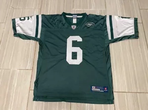 MARK SANCHEZ #6 Reebok Onfield NFL Equipment New York Jets Jersey Size L - Picture 1 of 10