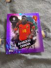 Topps UEFA euros 2024 sticker Amadou Onana purple parallel No Bel 3 