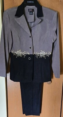 Mujer R&K Original Pantalón Traje,Pantalones y Chaqueta Talla 10 Foto 1 de 4