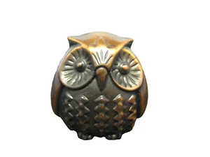 Vintage hand made metal owl figurine pencil sharpener - Picture 1 of 6