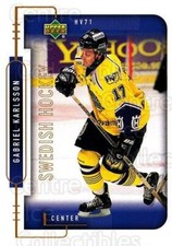 1999-00 Swedish Upper Deck #98 Gabriel Karlsson