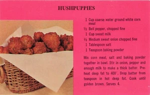 Postcard Hushpuppies Recipe - Picture 1 of 2