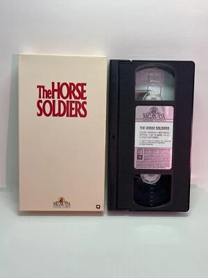 The Horse Soldiers 1959, VHS Tape 1991 John Wayne White Box RARE - Image 1 of 4