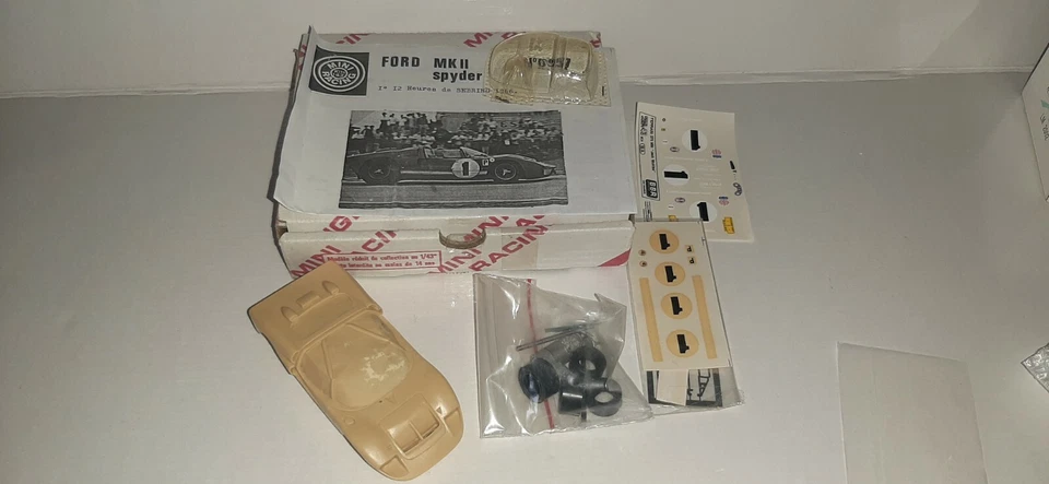 FORD MKII SPYDER SEBRING 1966 LE MANS N°0057 KIT DA MONTARE MINI RACING 1:43 - Immagine 1 di 1