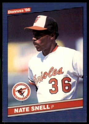 1986 Donruss Nate Snell A Baseball Cards #367 - Image 1 of 2