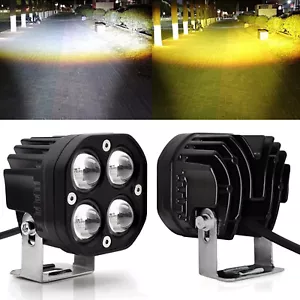 2pcs 3INCH 80W LED Spot Light auxiliary Motorcycle Headlight Driving Fog Lamp - Picture 1 of 10