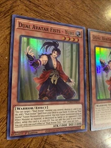 dual avatar fists - yuhi super first edition X 2 N/M - Picture 1 of 2