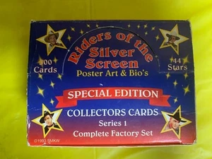 Set carte da collezione Riders of the Silver Screen del 1993 (300 nel set) - Foto 1 di 10