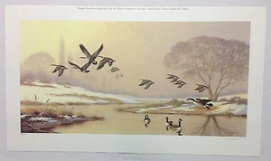 Jim Lamb Listed Washington Artist S/N Lithograph "Morning Rise" new - Picture 1 of 3