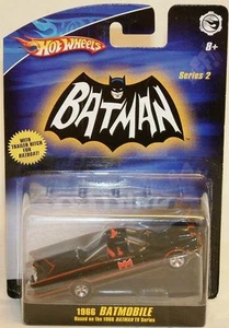 VERSIÓN DE BATMAN 1966: MODELO FUNDIDO A PRESIÓN BATMOBILE POR HOT WHEELS EN 2008 - Imagen 1 de 6