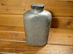 Cantimplora de metal vintage hecha en Inglaterra ejército militar? - Imagen 1 de 10