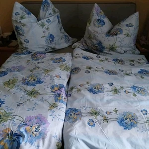 Mikrofaser Wendebettwäsche 4tlg. 200x135 cm und 80x80 cm - Bild 1 von 3