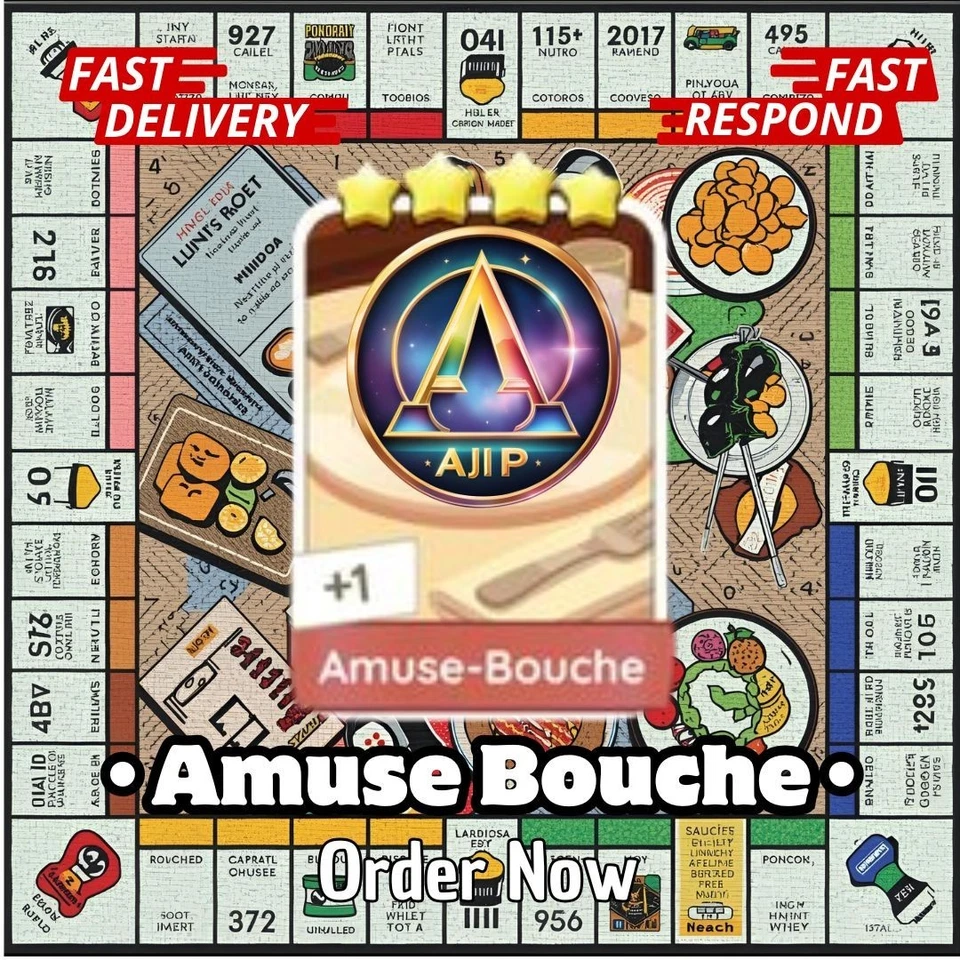 Amuse Bouche 4 Stars Sticker - Bon Appetit Album Set 19 ⚡⚡ fast delivery ⚡⚡ - Image 1 of 1