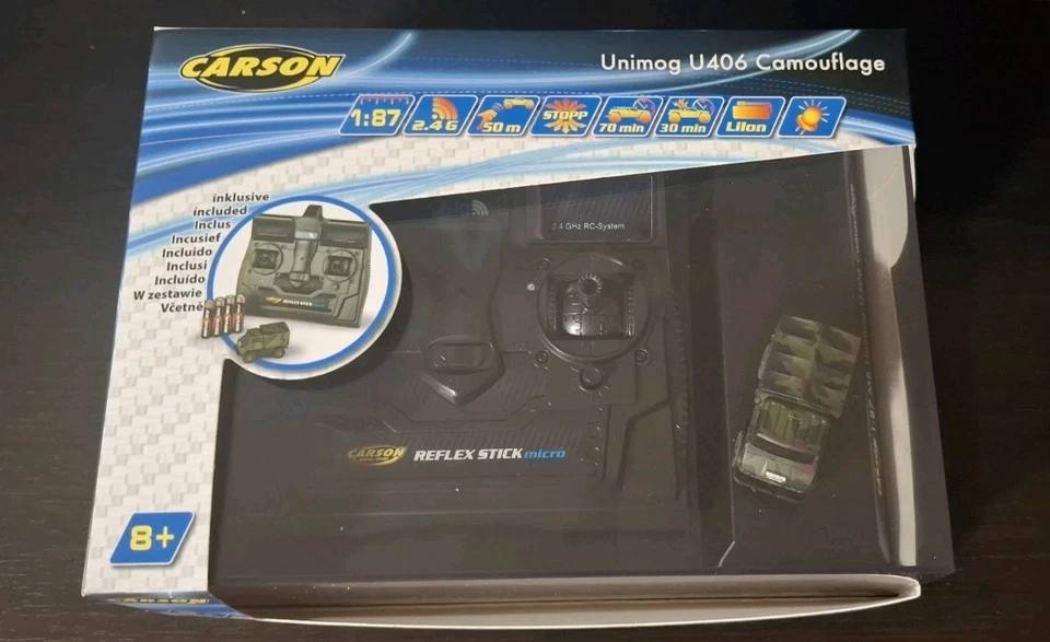 Carson 500504127 RC MB Unimog U406 Camauflage Bundeswehr · NEU · OVP - Bild 1 von 4