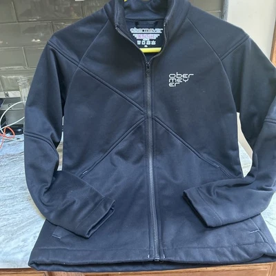 Chaqueta Obermeyer Boys XL CAPA BASE OTOÑO Negra Polar Cremallera Completa Esquí Foto 1 de 4