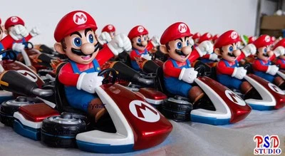 PSD Studio Mari Racing 雕像 限量彩绘模型 收藏雕像 H13 厘米 — 第 1/4 张图片