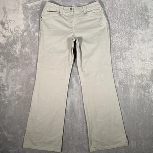 AK Anne Klein Jeans Damen 10 grau Boot Cut Flare Stretch helle Waschung Denim - Bild 1 von 13