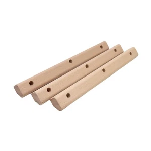 3 Pieces Wooden Rock Climbing Holds Set Board Rungs for Climbing Bouldering - Picture 1 of 5