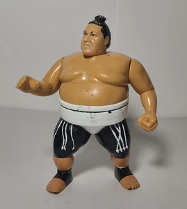 Vintage WWF 1994 Hasbro Yokozuna Black/White Series 11 Green Card Loose Figure - Picture 1 of 7