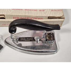 Vintage Falks Globe-Trotter tragbares Universal Reiseeisen mit Original Koffer - Bild 1 von 11