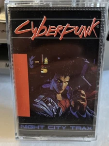 Cyberpunk Night City Trax Cassette Soundtrack 1994 Gold Rush Cyberpunk 2020 RARE - Picture 1 of 15