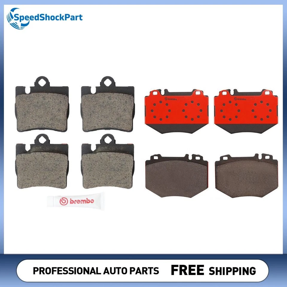 Комплект передних и задних дисковых тормозных колодок Brembo для Mercedes-Benz S500 2001-2002 годов выпуска - Изображение 1 из 4