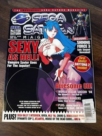 Sega Saturn Magazine Dreamcast Issue 32 Vampire Savior June 1998 Shining force 3